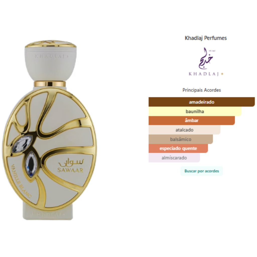 Khadlaj Sawaar Vanille Blanc EDP - Decant